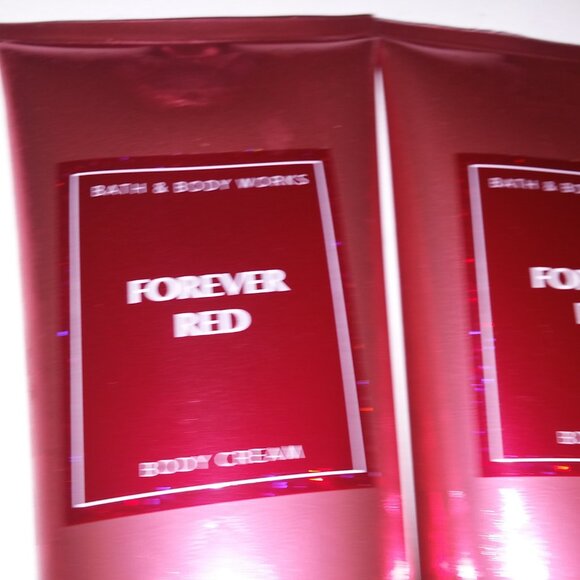 Set of 3 Bath and Body Works Cream Lotion Forever Red Ultimate Hydration Shea Bu - Picture 10 of 12